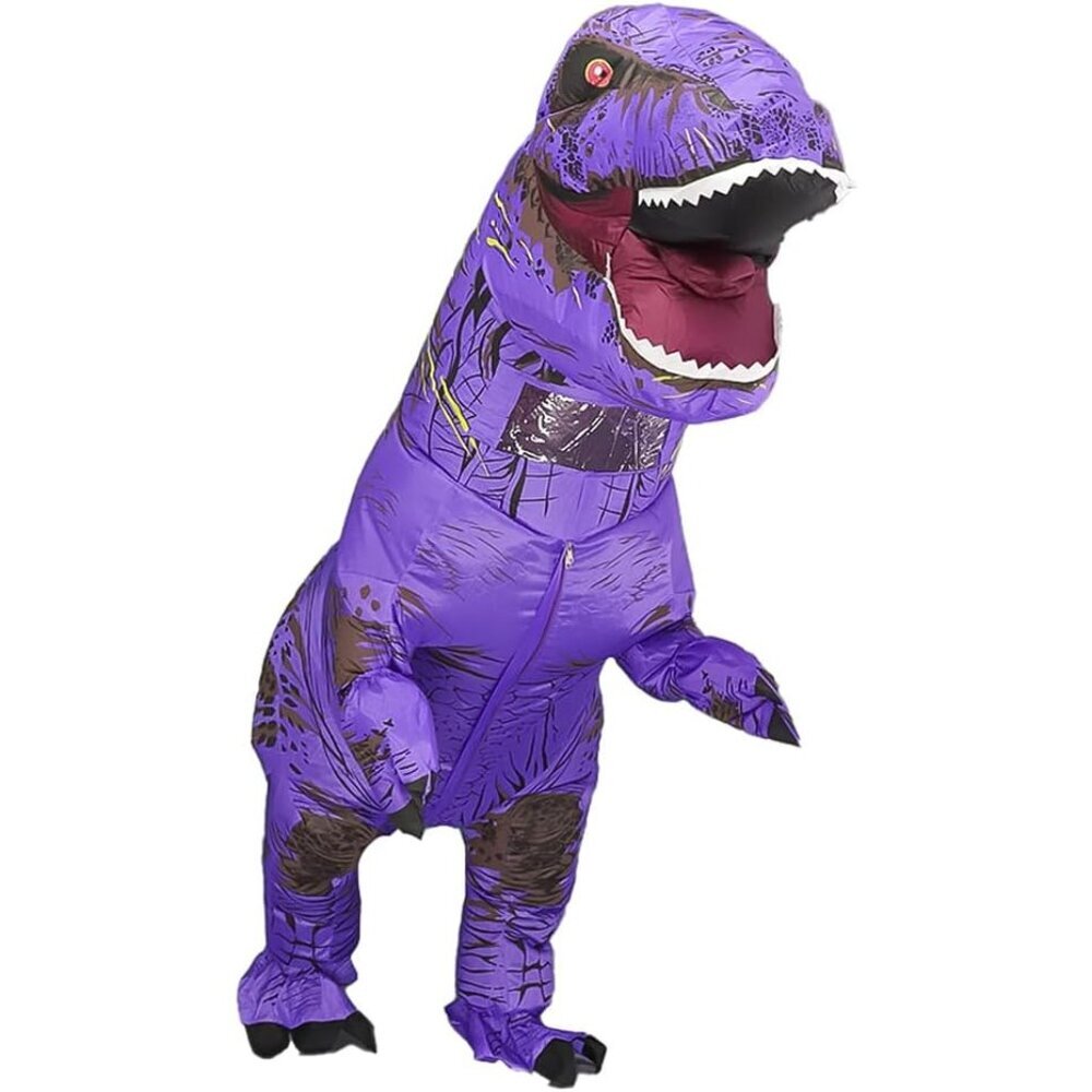 Inflatable Dinosaur Costume for Adults Blow up T-rex Costume Funny Party Dino Co